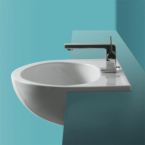 Раковина полувстраиваемая Simas Lavabi d’arredo Uni S 58, встраиваемые (в столешницу) - фото 2