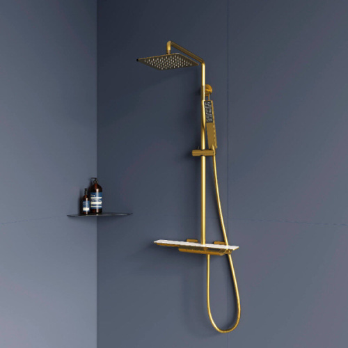 Душевая стойка RGW Shower Panels 51140134 латунь, в наличии, нет в наличии - фото 9