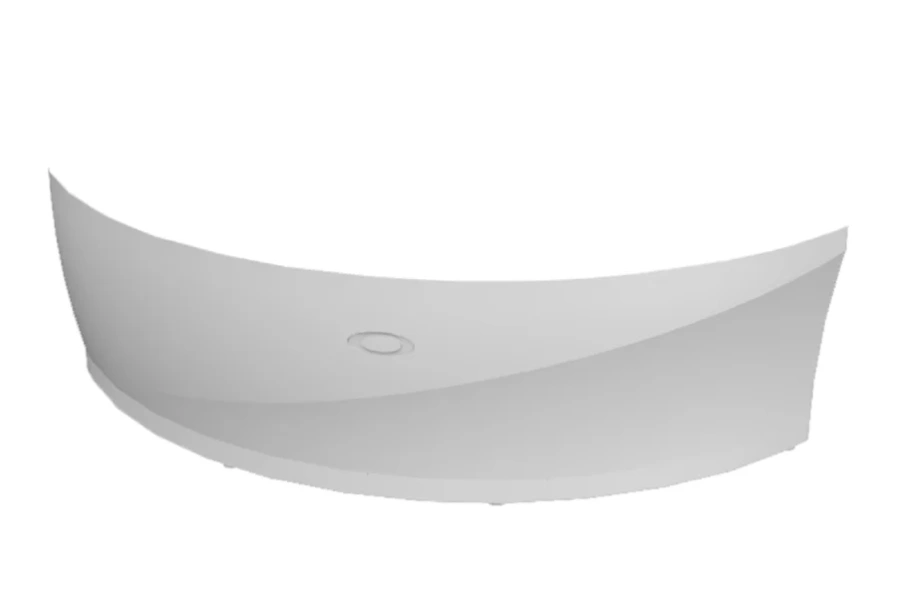 Акриловая ванна Радомир Альбена 1-01-0-1-1-015, 168 x 120 см, левая, каркас, подголовник в комплекте, белая, без гидромассажа - фото 5