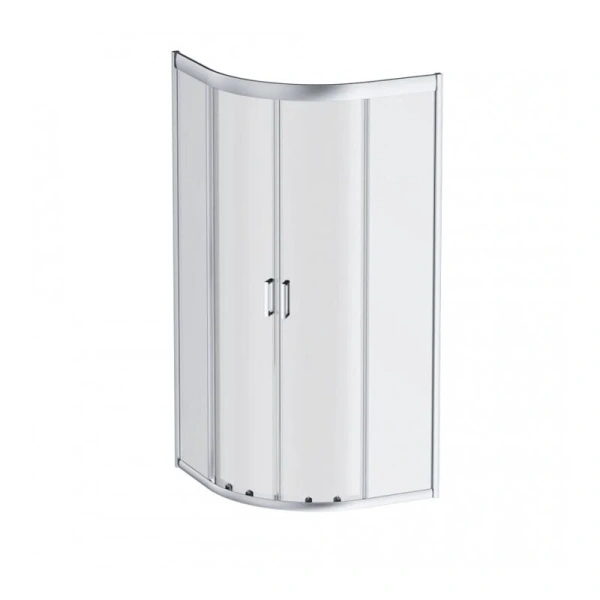 Душевой уголок Am.Pm Gem 80х80 см профиль матовое серебро - фото 1
