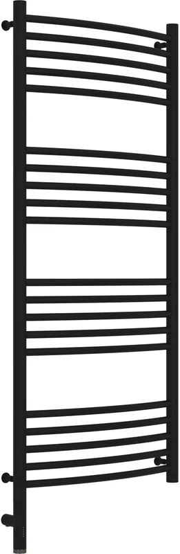 Полотенцесушитель электрический Сунержа Богема 3.0 50х120 см левый, черный матовый, черный - фото 3