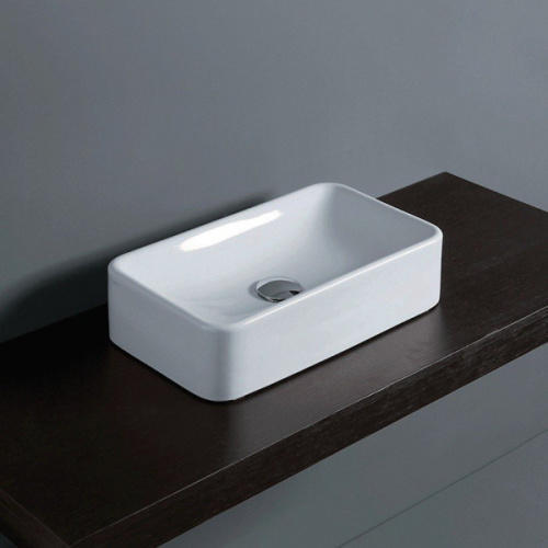 Раковина, цвет белый матовый, Simas Flow FL 12 BI MATT, накладные (на столешницу) - фото 2