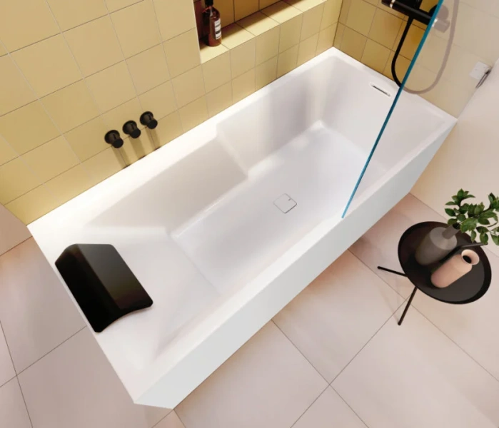 Акриловая ванна Riho Still Shower Elite Plug & Play B103009005/B103010005, 180 x 80 см, левая/правая, цвет белый - фото 1