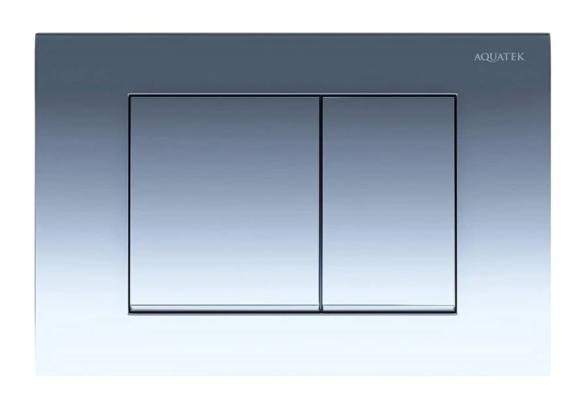 Клавиша смыва Акватек Pneumo S хром глянец - фото 1