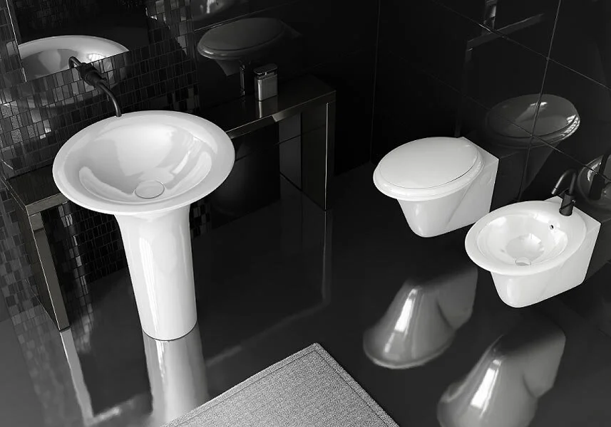 Унитаз подвесной Hatria Sculture YXKN01 40х60 см, сиденье с микролифтом , с антивсплеском - фото 6