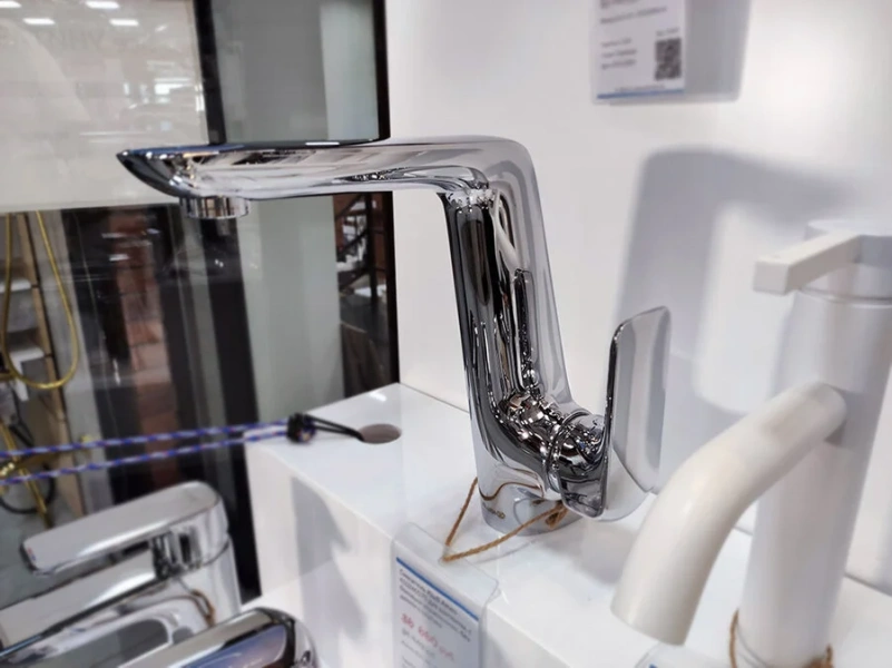 Смеситель для раковины Kludi Ameo хром, с 1 монтажным отверстием - фото 8