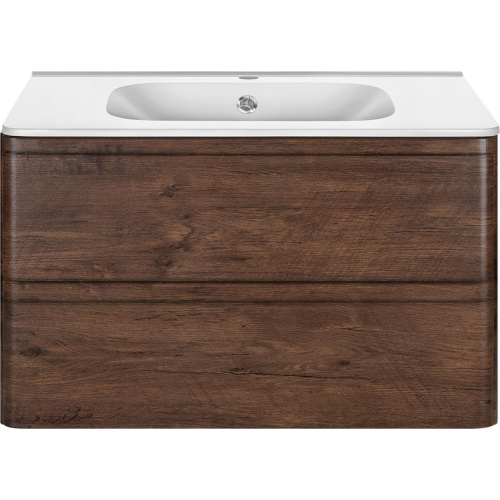 Тумба с раковиной подвесная Vincea Vico VMC-2V800 79,4 см с выдвижными ящиками, моноблок - фото 5