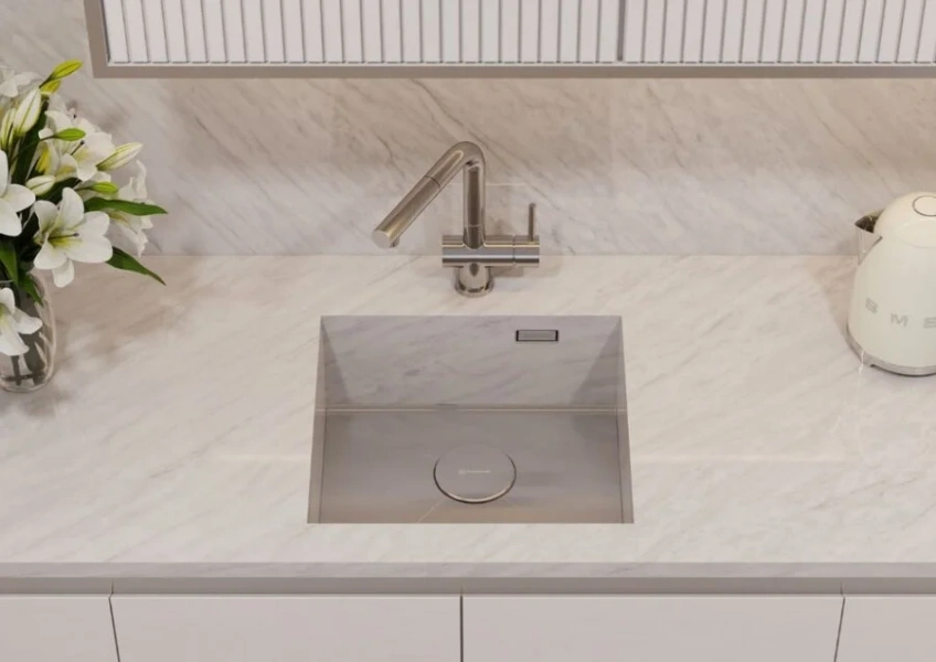 Мойка для кухни Omoikiri Kasen 48-26-INT 499705 48 см интегрированная - фото 3