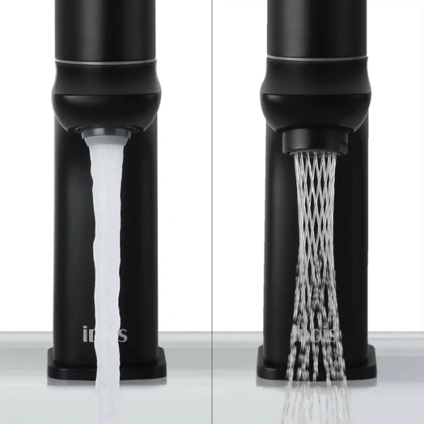 Смеситель для раковины IDDIS Slide черный матовый index_1 - фото 10