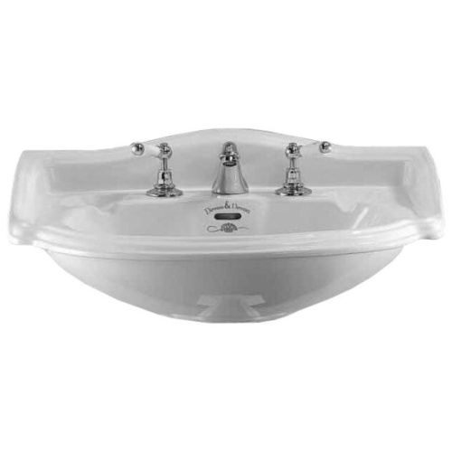 Раковина 65х50см, смеситель на 3 отверстия, Devon&Devon Oxford - фото 3