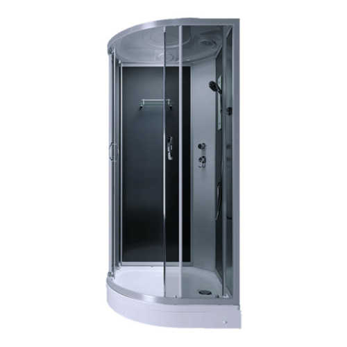 Душевая кабина Erlit Comfort 90х90 см черная задняя стенка, 90х90 - фото 4