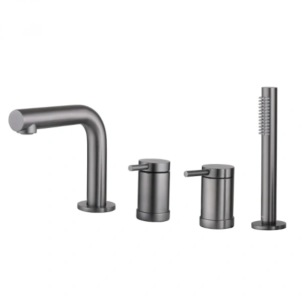 Смеситель для ванны Abber Daheim никель - фото 1