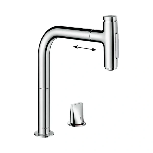 Смеситель для кухни Hansgrohe Metris Select M71 хром - фото 1