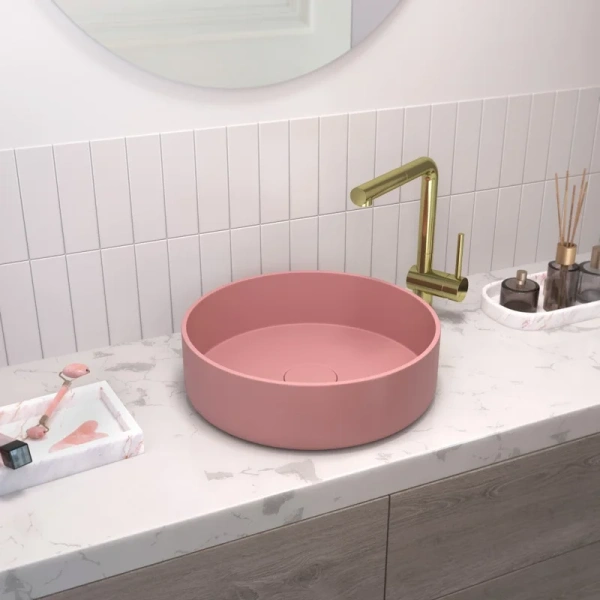Раковина Omoikiri Mira ro 40 см розовая - фото 3