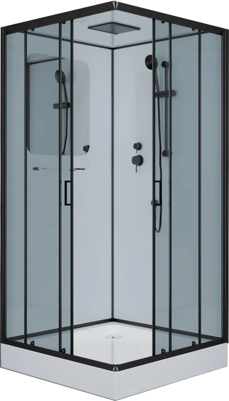 Душевая кабина Niagara Premium 90х90 см стекло тонированное - фото 1
