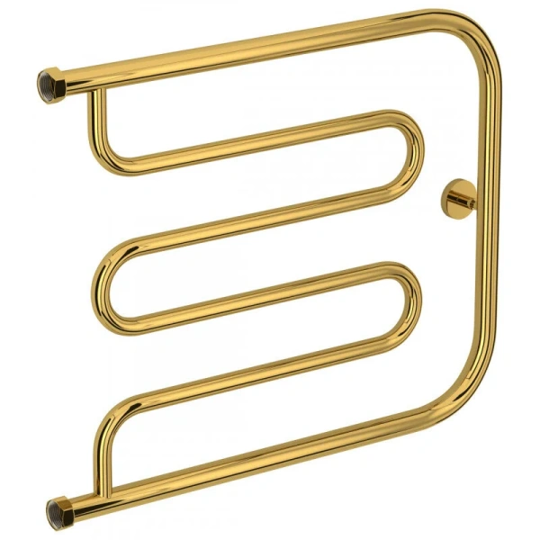 Полотенцесушитель водяной Сунержа Лира+ 65х50 см золото, золото - фото 3