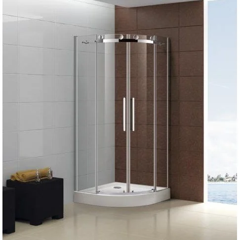 Душевой уголок Cezares Stylus 100x100 см профиль хром стекло прозрачное - фото 1