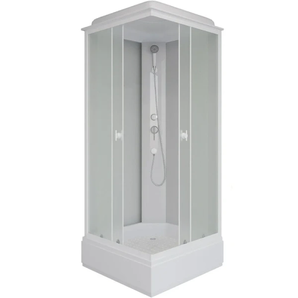 Душевая кабина Niagara Promo 80х80 см стекло матовое - фото 1