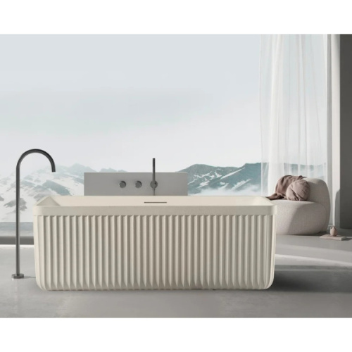 Ванна из искусственного камня ALTROBAGNO Cinzia 090108 170x75 см cream - фото 3