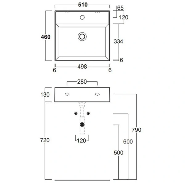 Раковина Simas Agile 51 см белая - фото 2
