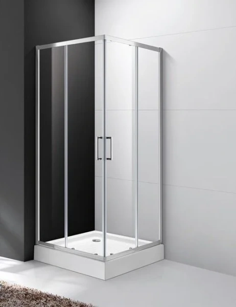 Душевой уголок Cezares Molveno 80х80 см прозрачное стекло - фото 1