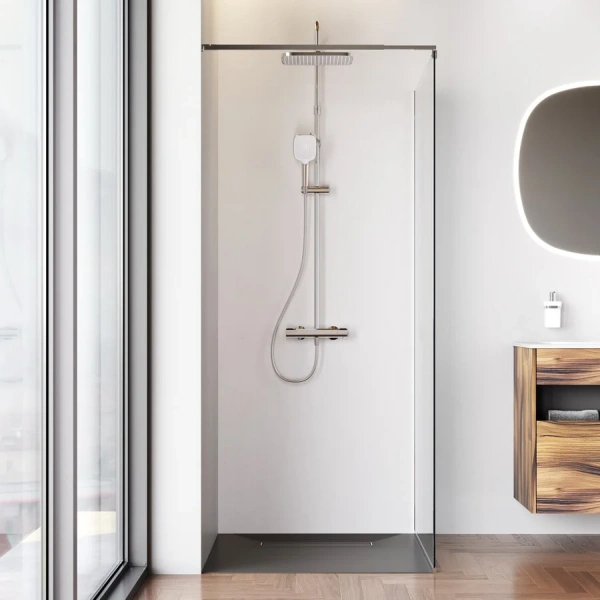 Душевая перегородка Am.Pm Func W84WI-90-F1 90 см универсальная, в наличии, нет в наличии - фото 7