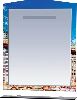 Зеркало с подсветкой Misty Манхеттен 75 см с полкой - фото 1