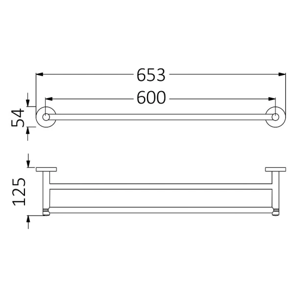 Полотенцедержатель Timo Saona золото матовое, современные, hi-tech - фото 2
