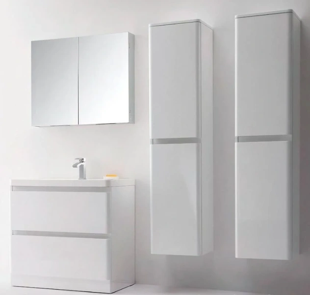 Тумба под раковину напольная BelBagno Energia-N 80 см bianco lucido - фото 4