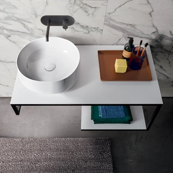 Раковина Kerasan Nolita 40 см белая - фото 3