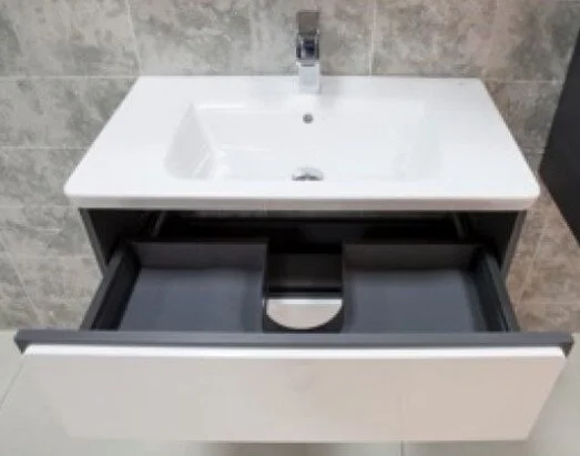 Тумба с раковиной подвесная Roca Ronda ZRU9302963 60 см 2 выдвижных ящика - фото 4