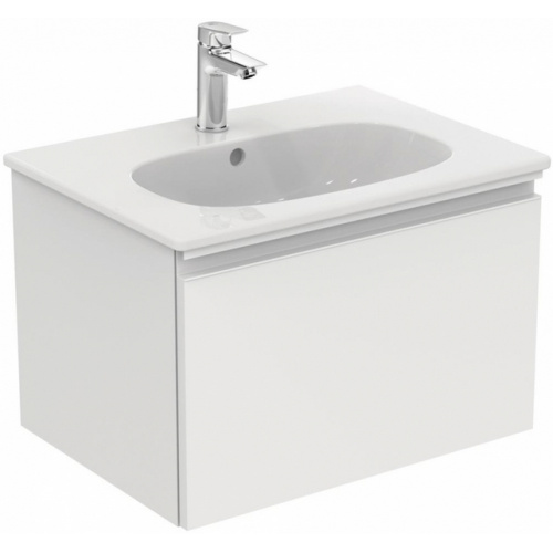 Тумба с раковиной подвесная Ideal Standard Tesi T0046 60 см с 1-м ящиком - фото 1