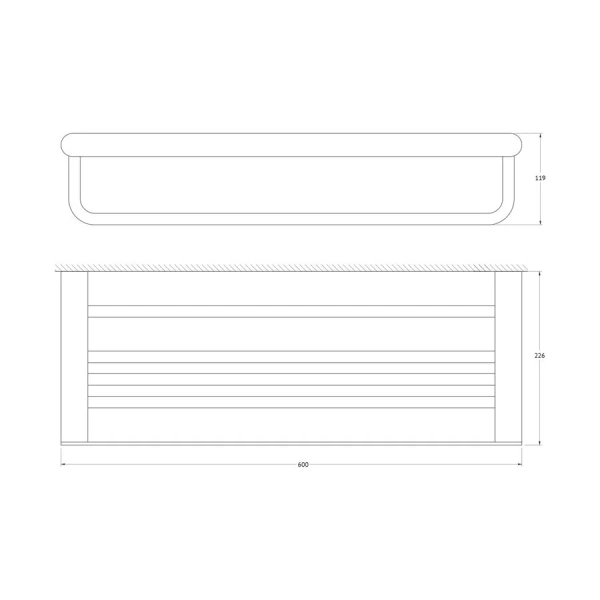 Раковина Ceramalux N 30 см полукруглая, современные, hi-tech - фото 2