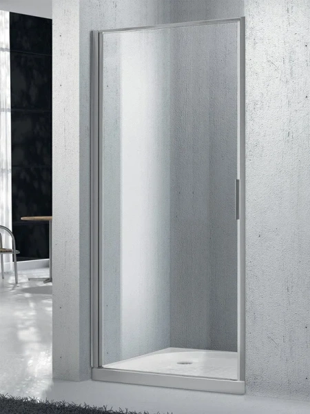 Душевая дверь в нишу Belbagno Sela 55 см стекло прозрачное - фото 1