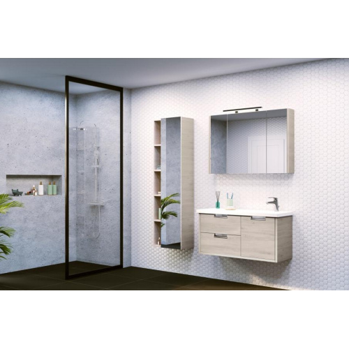 Тумба с раковиной подвесная Roca Etna 857302 100 см с двумя ящиками и дверкой - фото 2