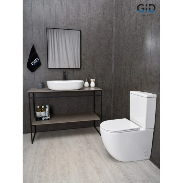 Раковина GID Lago D1348 61 см белая, 60 см - фото 6