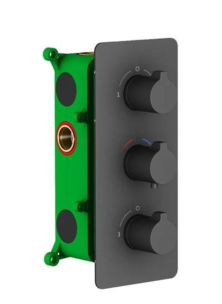 Душевой набор черный Timo Petruma SX-5149/03SM, черные - фото 3