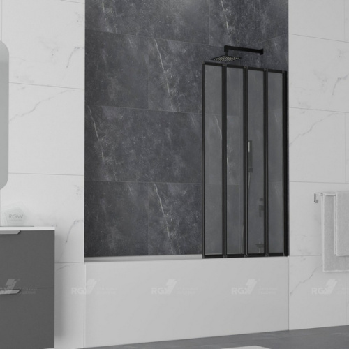 Шторка для ванны RGW Screens SC-23 03112308-1 складная, стеклянные - фото 6