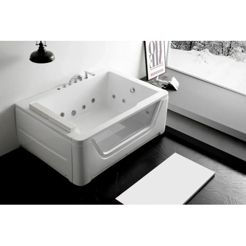 Ванна акриловая Gemy 172х121 см с гидромассажем, акриловые, стеклянные - фото 2
