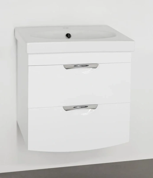 Тумба с раковиной подвесная Style Line Жасмин-2 ЛС-00000728 60 см с ящиками - фото 3