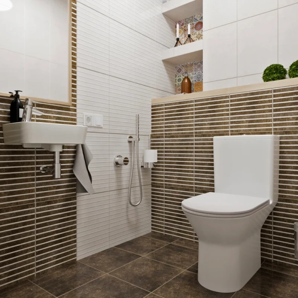 Унитаз компакт Lavinia Boho Elegant безободковый, современные, hi-tech, круглые - фото 4