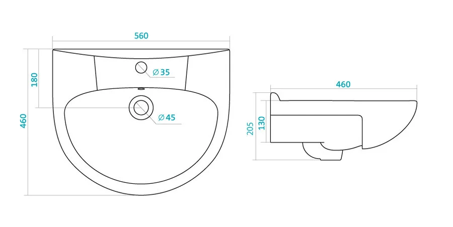Раковина Santek Антик 1WH110186 - фото 2