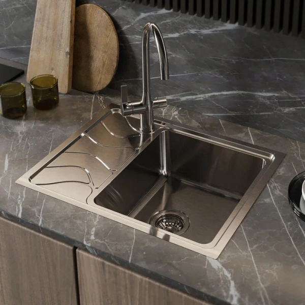 Мойка для кухни IDDIS Reeva 61.5 см чаша слева - фото 4