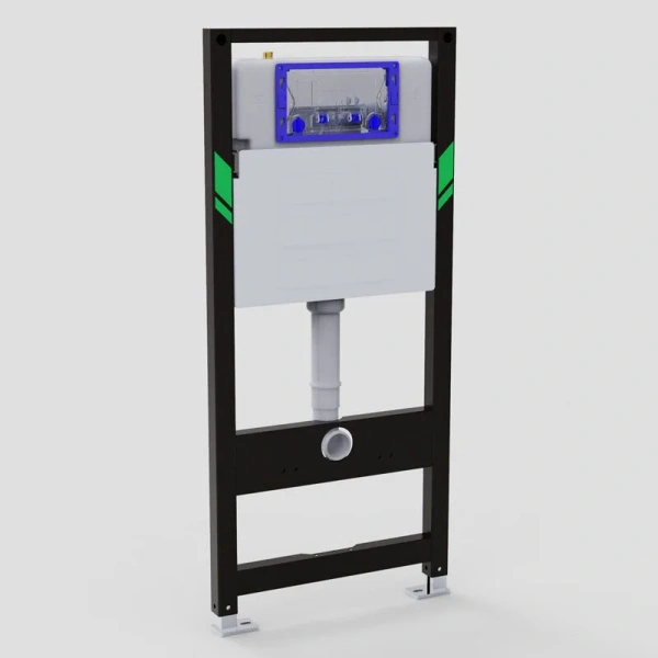 Инсталляция для унитаза Black&White Universe с бачком - фото 3