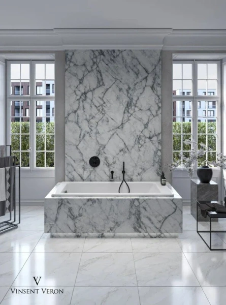 Чугунная ванна Vinsent Veron Tampa VTP1707042-AS, 170 x 70 см, с антискользящим покрытием, цвет белый - фото 3