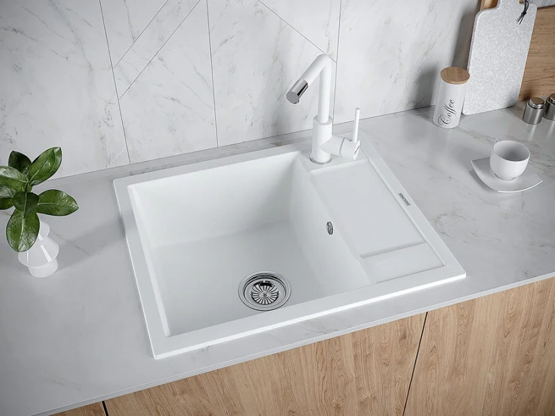 Мойка для кухни Paulmark Optimum PM216050 60 см с крылом - фото 4