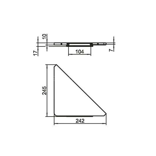 Полочка Keuco Edition 400 11557 170000 - фото 2