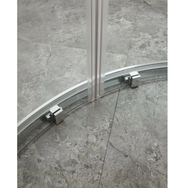 Душевой уголок Cezares Molveno 100x80 см профиль хром стекло прозрачное, недорогие, стеклянные, угловые, без поддона - фото 6