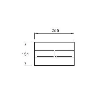 Инсталляция с кнопкой Jacob Delafon E21928RU-CP, нет в наличии - фото 3
