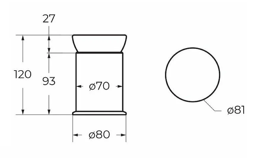 Стакан для ванной Cezares Aphrodite золото 24 карат, фурнитура металл, классические, ретро - фото 2